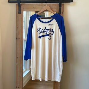 Nike L.A. Dodgers Baseball Sleeve Tee Size XXL Tall